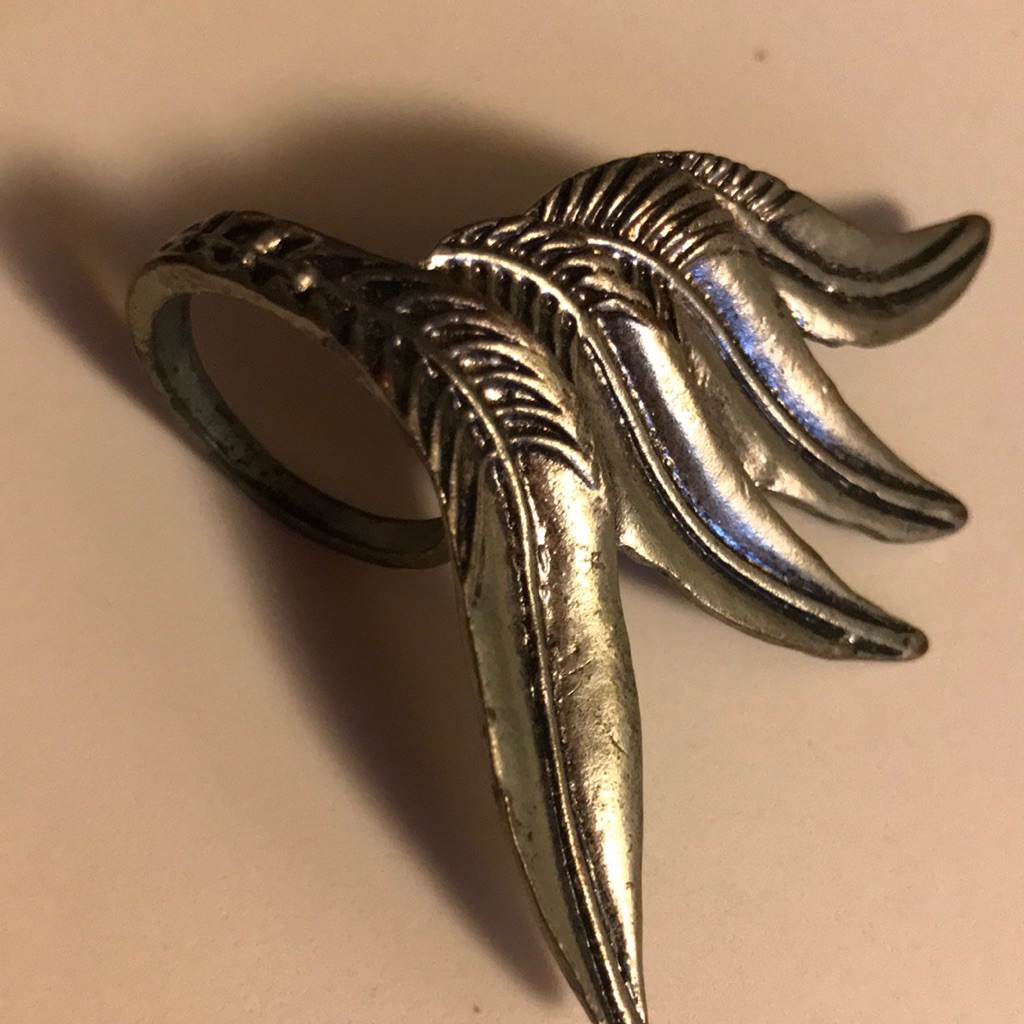 Feathers Silver Ring